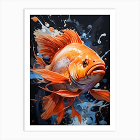 Aquatic Ecstasy Soul Painted Fish Art Print