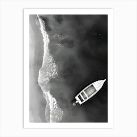 Boat On The Beach 1 Art Print