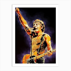 Bruce Springsteen  Art Print