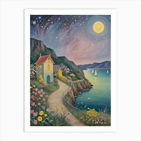 Night Bay Art Print