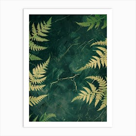 Pattern Poster Tassel Fern 2 Art Print