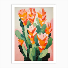 Cactus Painting Bunny Ear 2 Art Print