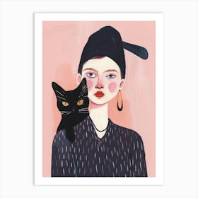 Black Cat 54 Art Print