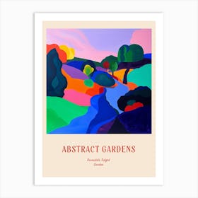 Colourful Gardens Rosendals Trdgrd Sweden 4 Red Poster Art Print