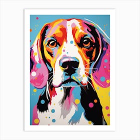Pop Art Beagle 1 Art Print
