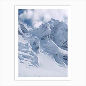 Snowy Mountain Art Print