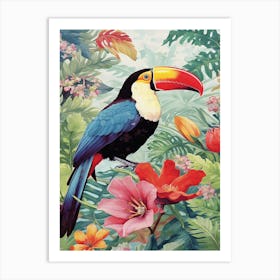 Toucan Majesty: Colorful Bird Art Art Print