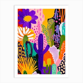 Vibrant Abstract Artwork Art Print