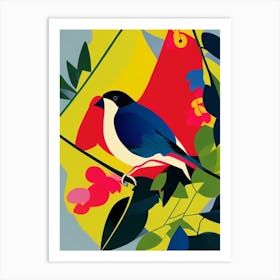 Finch Pop Matisse 2 Bird Art Print