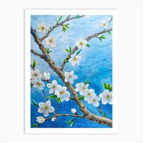 Blossoming Cherry Tree 5 Art Print