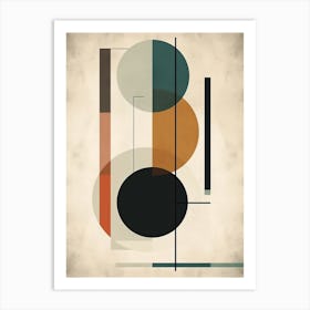 Boho Geometric Minimalism 7 Art Print