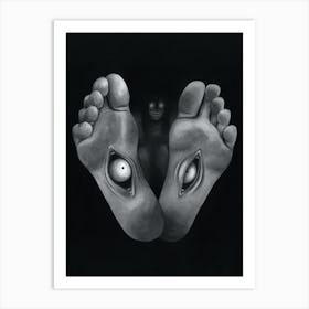 Another view Two Feet Art Print