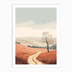 The Cotswold Way England 4 Hiking Trail Landscape Art Print