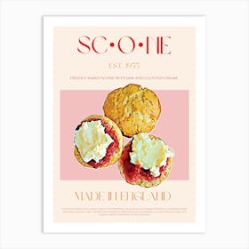 Scone Mid Century Art Print