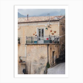 Street Scene In Italy Art Print