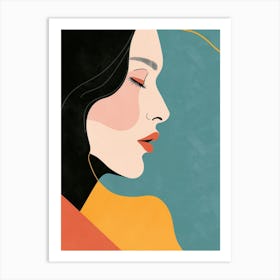 Portrait Of A Woman Art Print