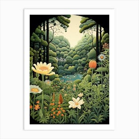 Callway Gardens Usa Henri Rousseau Style 3 Art Print