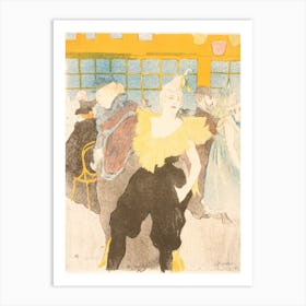 La Clownesse Au Moulin Rouge, Henri de Toulouse-Lautrec Art Print