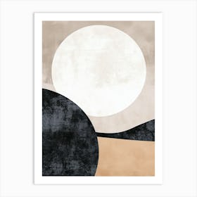 Textures Of Peace Minimalist Style Art Print