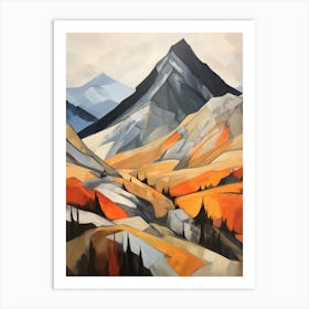 Great End England 2 Mountain Painting Art Print