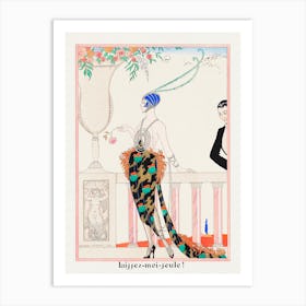 Laissez Moi Feule! From Les Feuillets D Art (1919), George Barbier Art Print