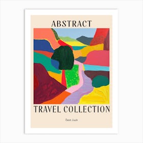 Abstract Travel Collection Poster Timor Leste 3 Art Print