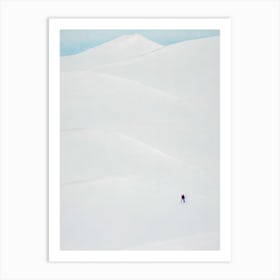 Alyeska, Usa Minimal Skiing Poster Art Print