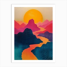 'Sunrise' 86 Art Print