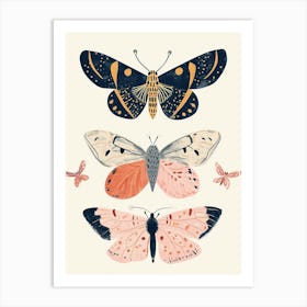 Colourful Insect Illustration Butterfly 18 Art Print