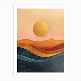 Sunset Ii Canvas Print 2 Art Print