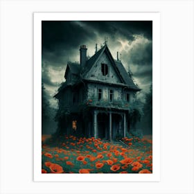 Haunted House 1 Art Print