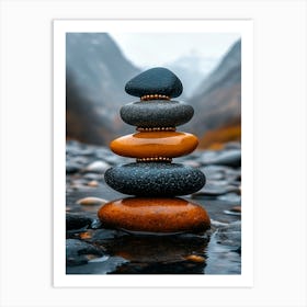 Balancing Stones 5 Art Print