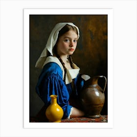 Portrait Of A Young Girl 1 Art Print