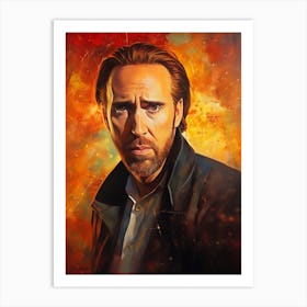 Nicolas Cage (2) Art Print