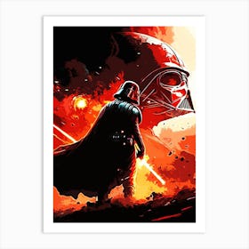 Star Wars Darth Vader movie 1 Art Print