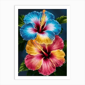 Hibiscus Flower 19 Art Print