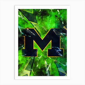 Michigan Wolverines 1 Art Print