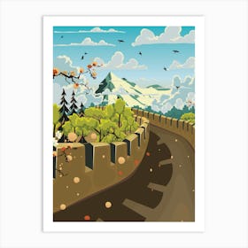 Great Wall Of China Art Print