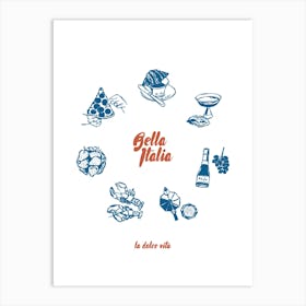 Boho Vacation 6 Bella Italia Art Print