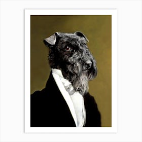 Mister Eluf The Dog Pet Portraits Art Print