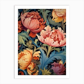 Floral Wallpaper 7 Art Print