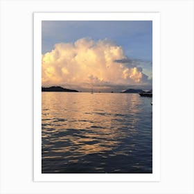 Sunset In Palawan Art Print