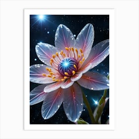 Starry Night Flower Art Print