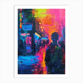 Neon City Art Print