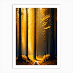 Forest Path 13 Art Print