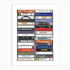 1992 Music - Cassette Print - Born in '92 Art Print