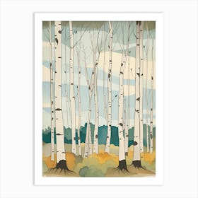 Birch Trees 1 Art Print