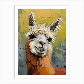 Alpaca Painting Art Print Art Print