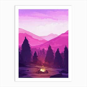 Night In The Woods Art Print