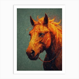 Horse Portrait 1 Art Print